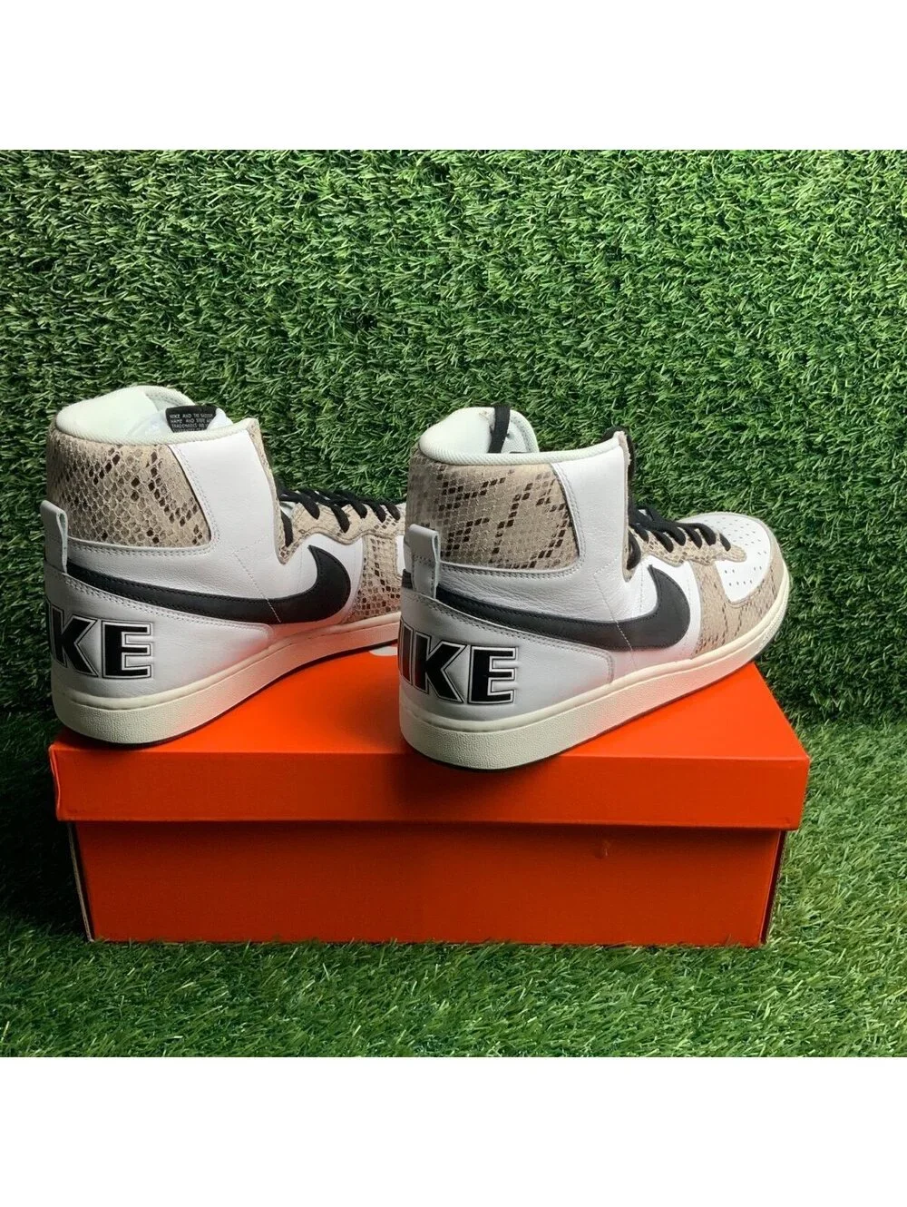 NIKE TERMINATOR HIGH WHITE / SAIL / COCOA Men’s Size 12 FB1318-100